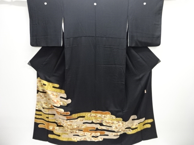 JAPANESE KIMONO / TOMESODE / EMBROIDERY / EGASUMI / ARTIST WORK 